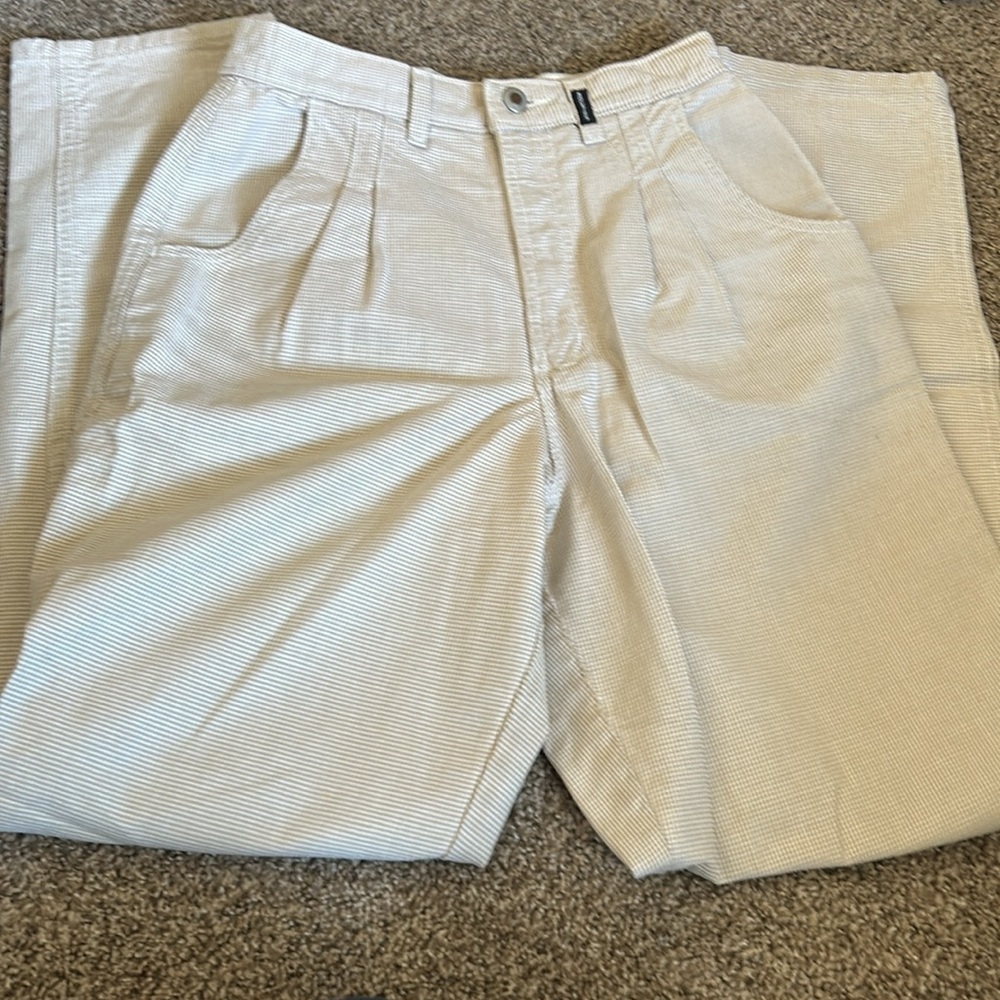 Vintage Rockies Cream Patterned Slacks - Picture 2 of 7